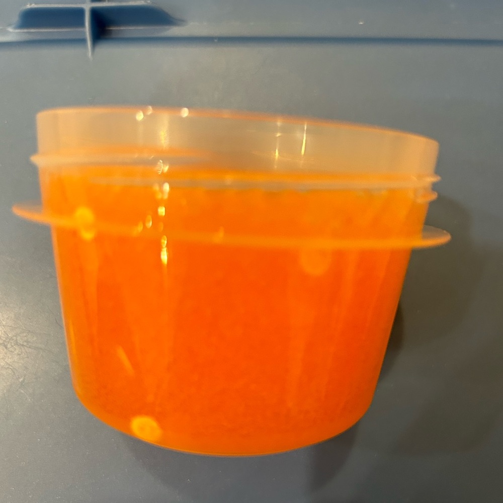 Orange creamsicle slime